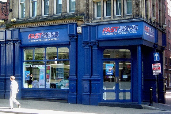 An image of the original shop front.